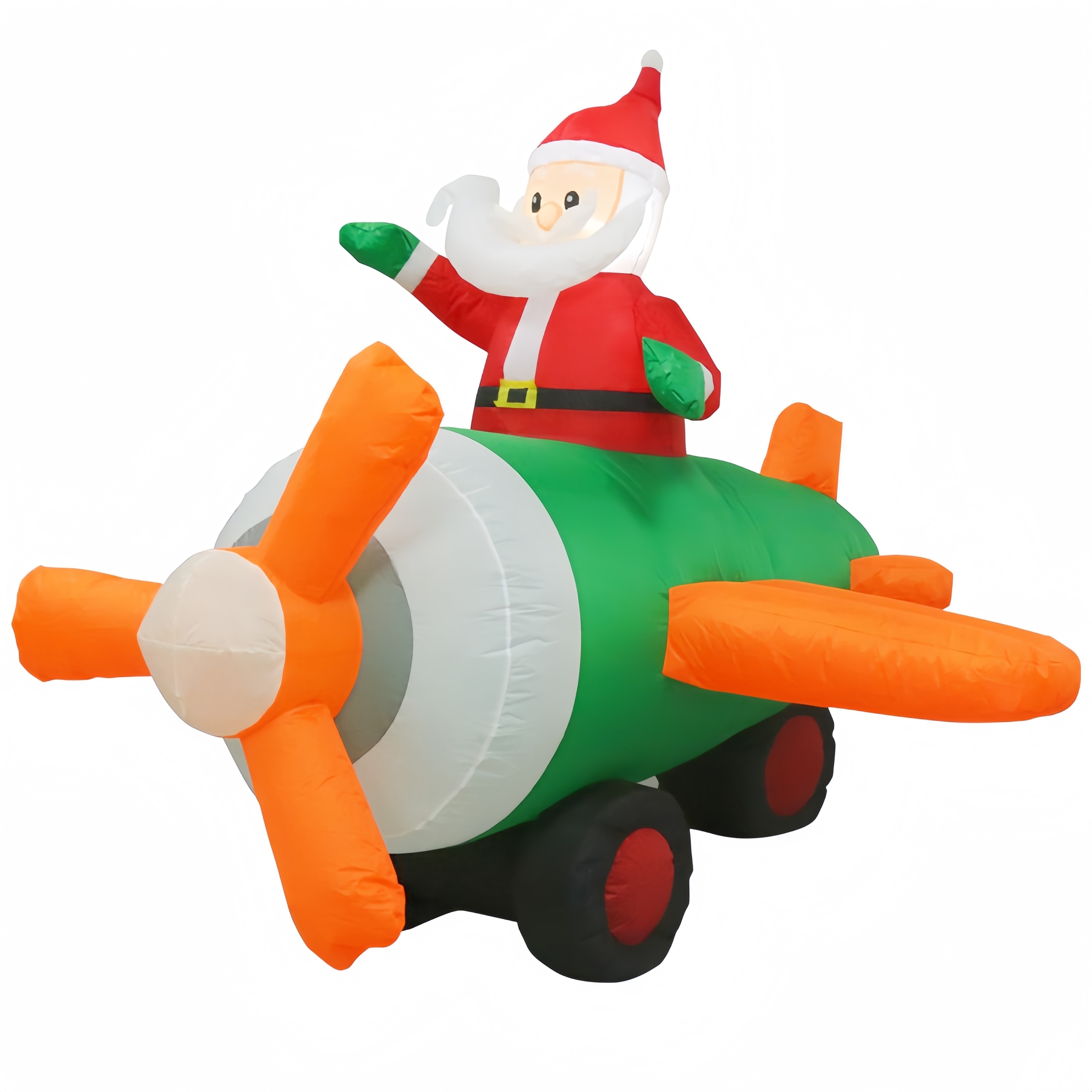 Santa claus's small plane