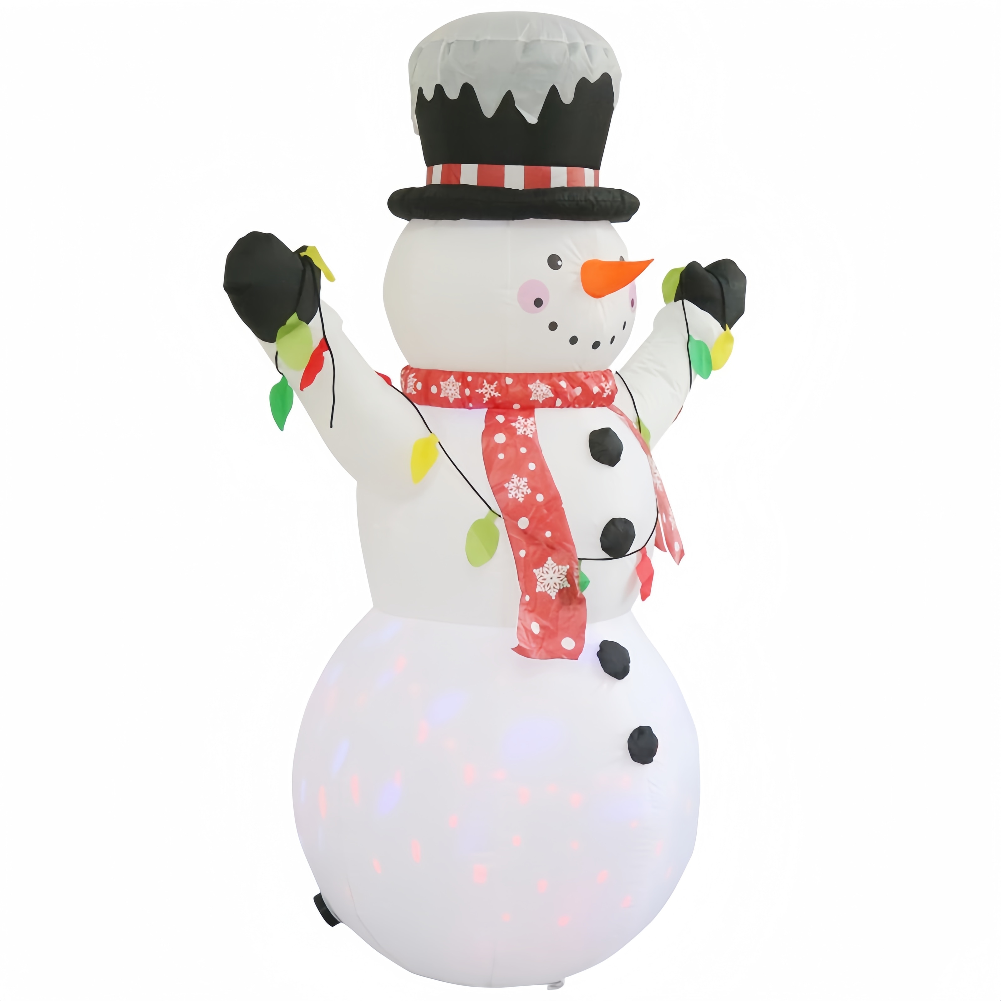 Colorful snowman
